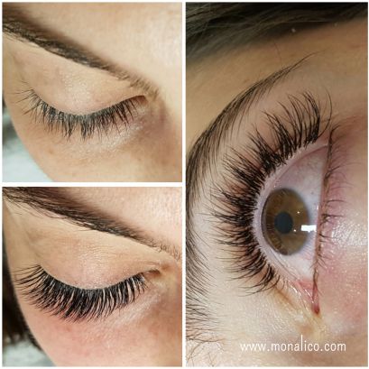 Extensiones de pestañas efecto volumen