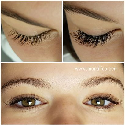 Como son las extensiones de pestañas