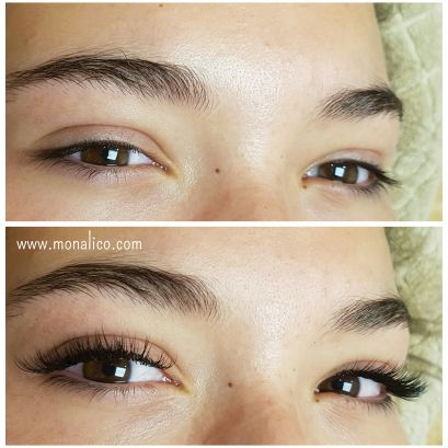 Tecnica rusa extensiones de pestañas