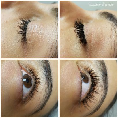 Tecnica rusa pestañas