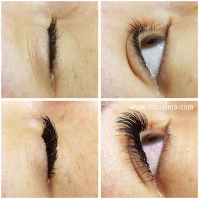 Alargamiento de pestañas