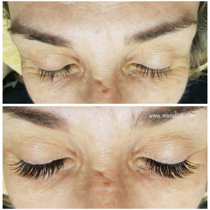 Pestañas con volumen ruso