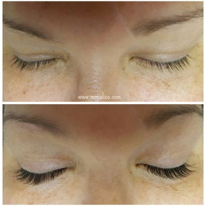 Poner pestañas postizas pelo a pelo