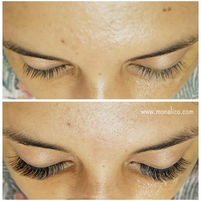 Como mantener las pestañas pelo a pelo
