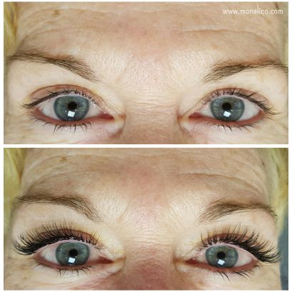 Permanente de pestana y tinte