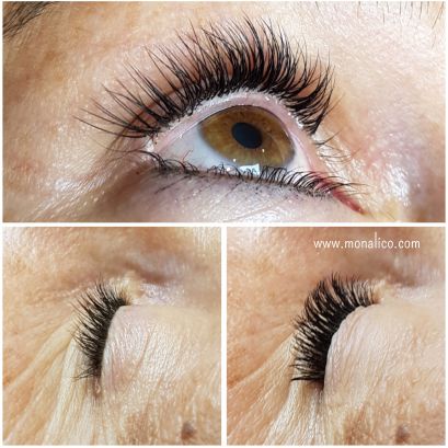 Pega de pestañas pelo a pelo